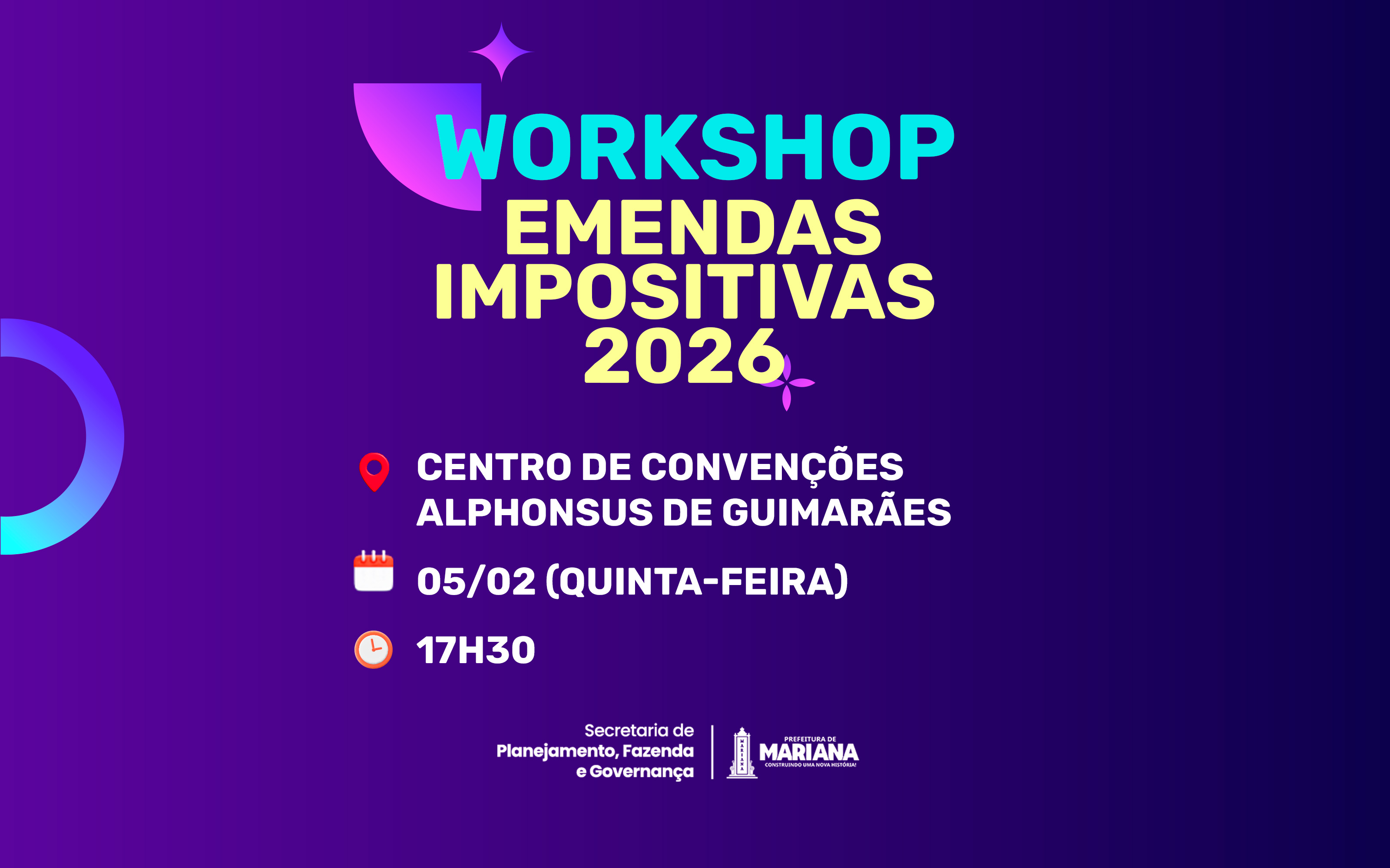  Organizações da Sociedade Civil são convocada para Workshop sobre Emendas Impositivas