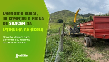 Etapa de silagem da Patrulha Agrícola é iniciada